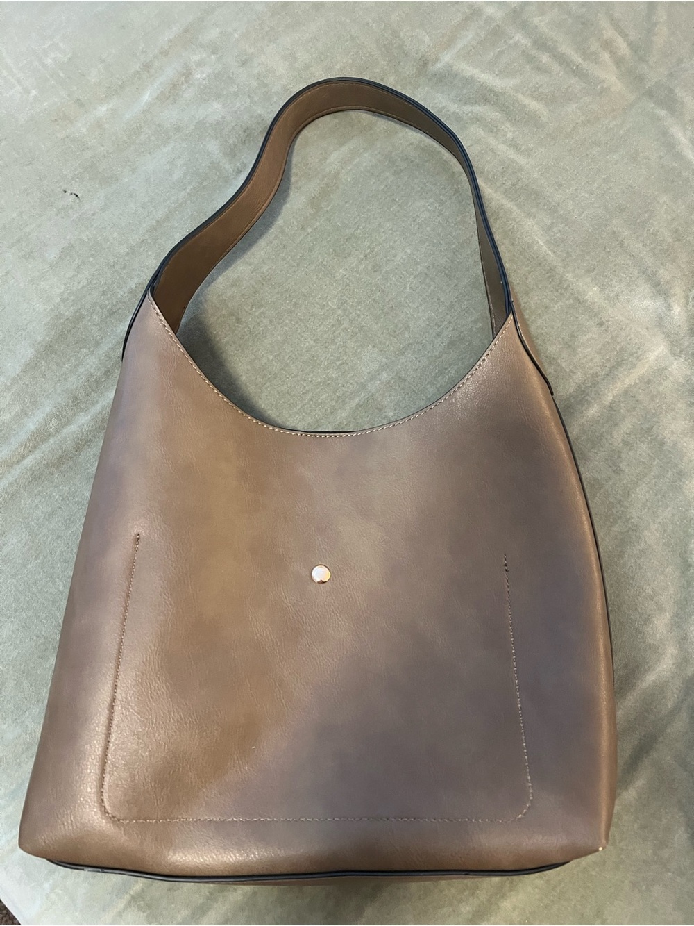 Classic Brown Leather Shoulder Bag